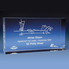 glass trophy