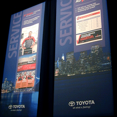 Toyota service banners